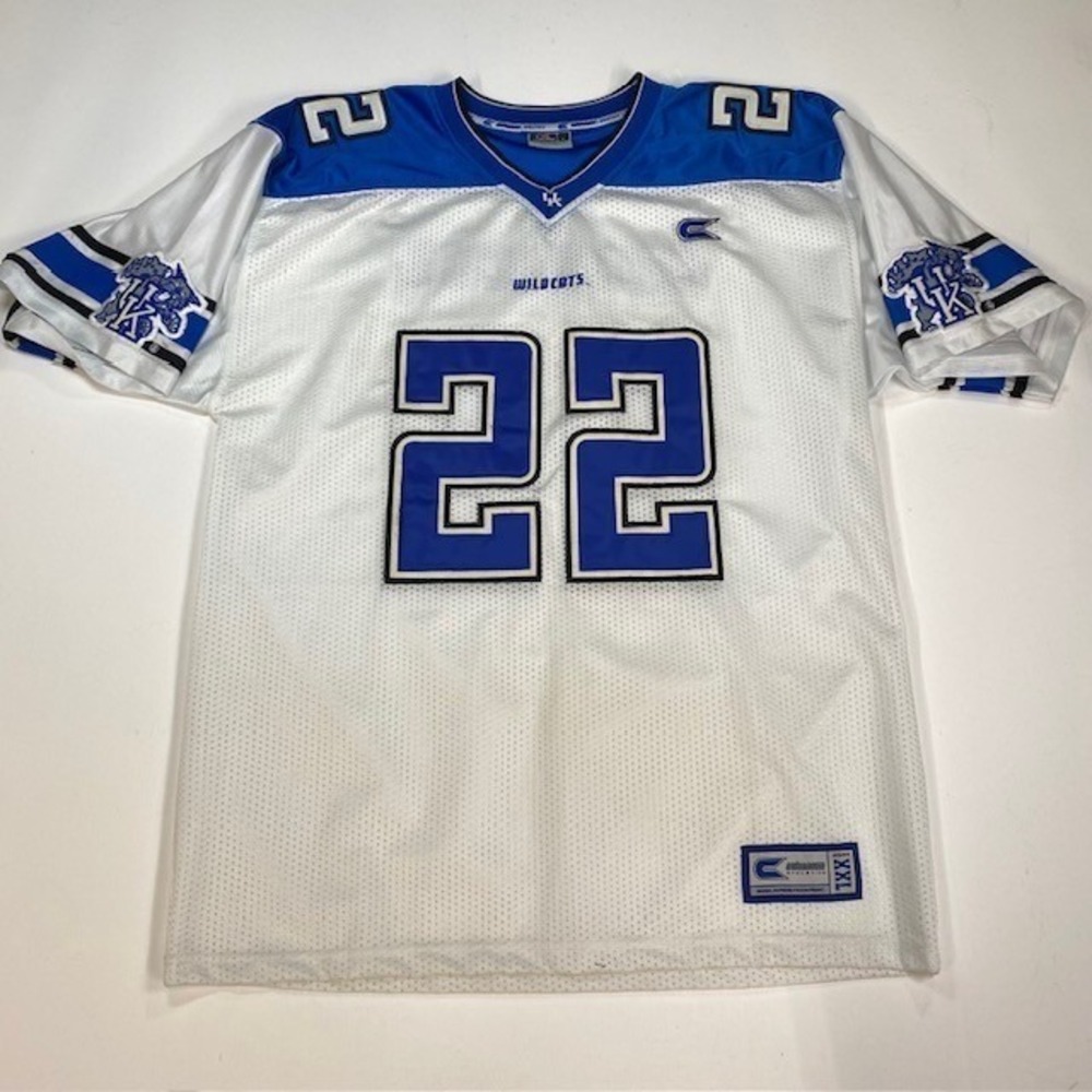 Colosseum Kentucky Wildcats Football Jersey Number 22 Jared Lorenzen Men's L